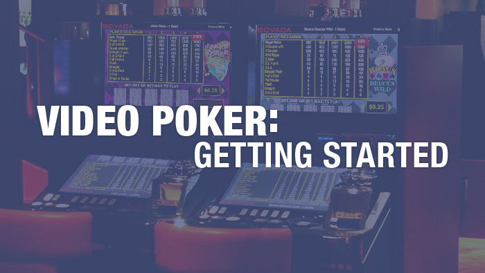 Video Poker Beginner: Getting Started - Bovada Casino Blog
